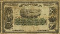 pA241a from Brazil: 20 Mil Reis from 1866